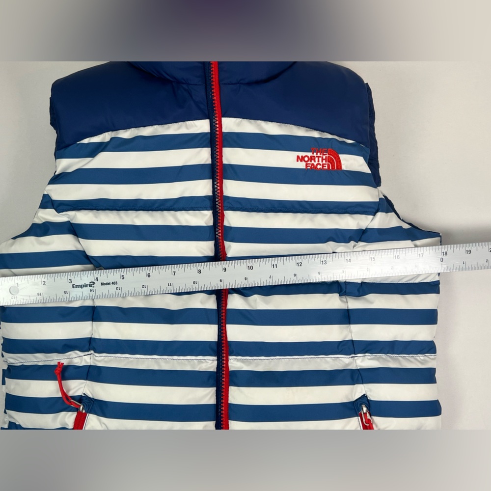 The North Face Goose Down 700 International Nuptse RU14 Blue & White Vest Small - Picture 6 of 12